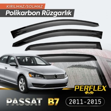 VW Passat B7 2011-2015 Cam Rüzgarlığı V2 Düz